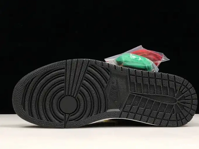 Kick Theory 1 High OG Black Team Orange-Fir x Jordan SoleFly Air Retro AV3905-038 0501